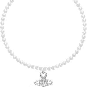 Pearl Necklace For Women And Girls, Diamond Pearl Rhinestone Clavicle Chain, Bir